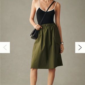 By Anthropologie Parachute Cargo skirt